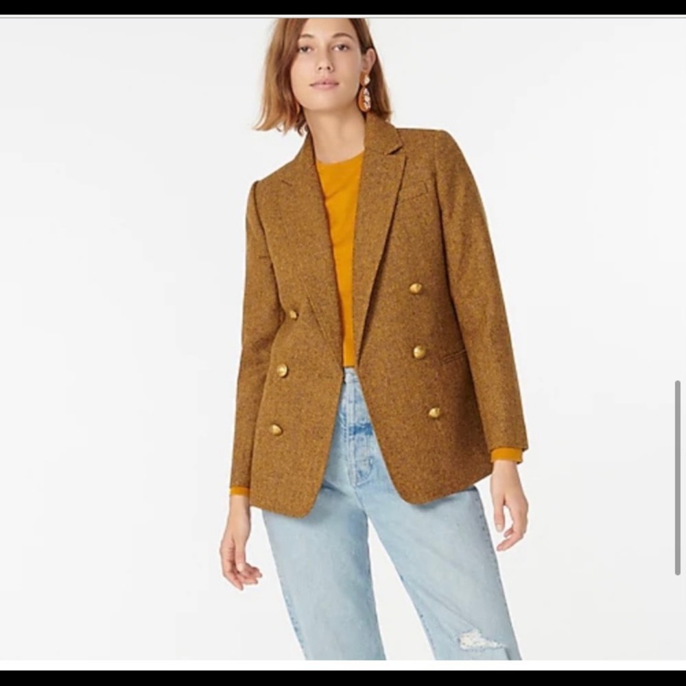 Gorgeous herringbone tweed blazer NWOT.